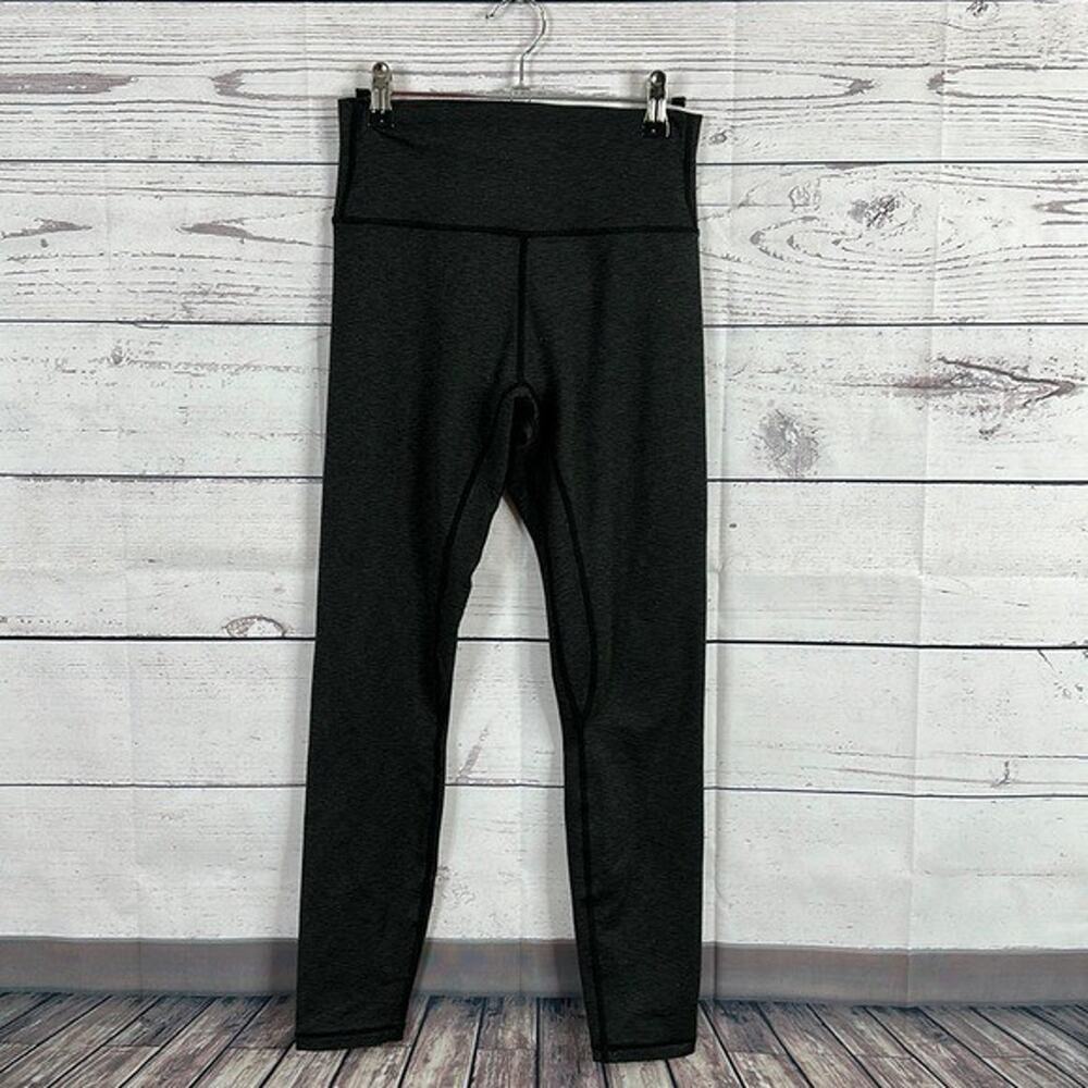 Zyia Legging Womens 6-8 Gray Midrise Stretch Active Athleisure Shaping